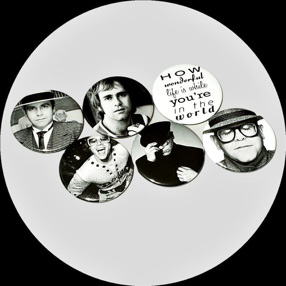 Elton John Photo Magnet Set